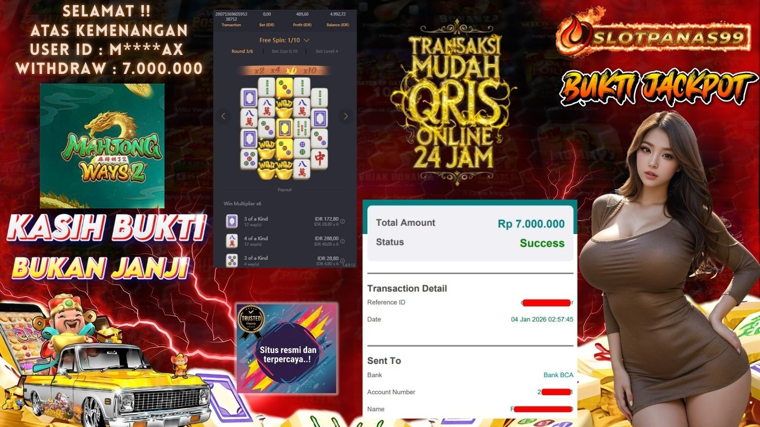 SLOTPANAS99 JACKPOT SLOT MAHJONG WAYS 2